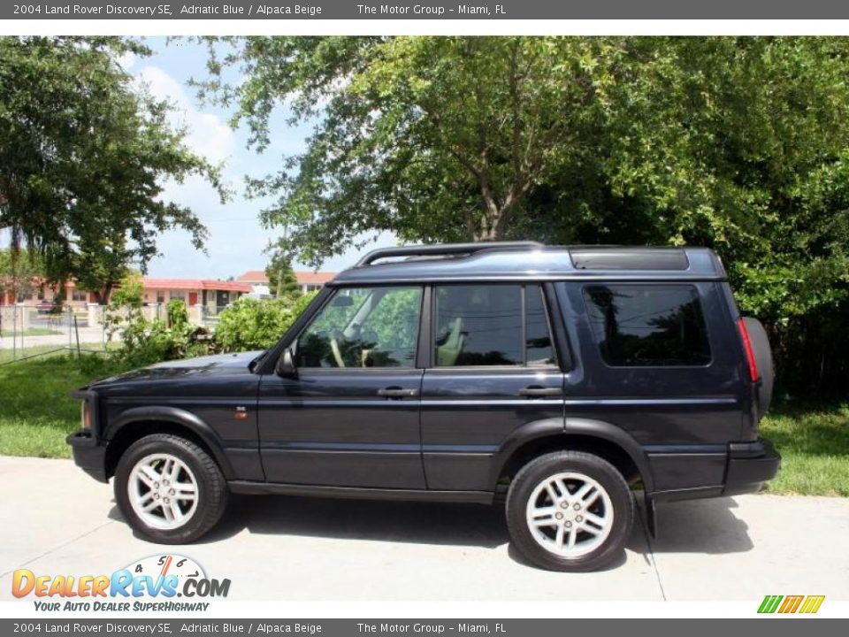 2004 Land Rover Discovery SE Adriatic Blue / Alpaca Beige Photo #4