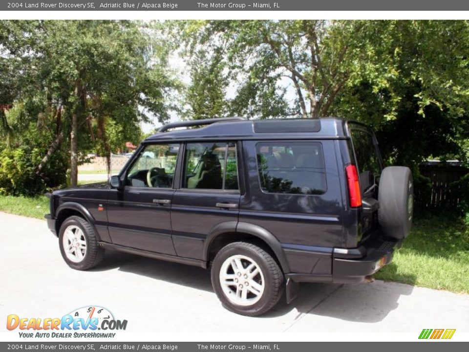 2004 Land Rover Discovery SE Adriatic Blue / Alpaca Beige Photo #5