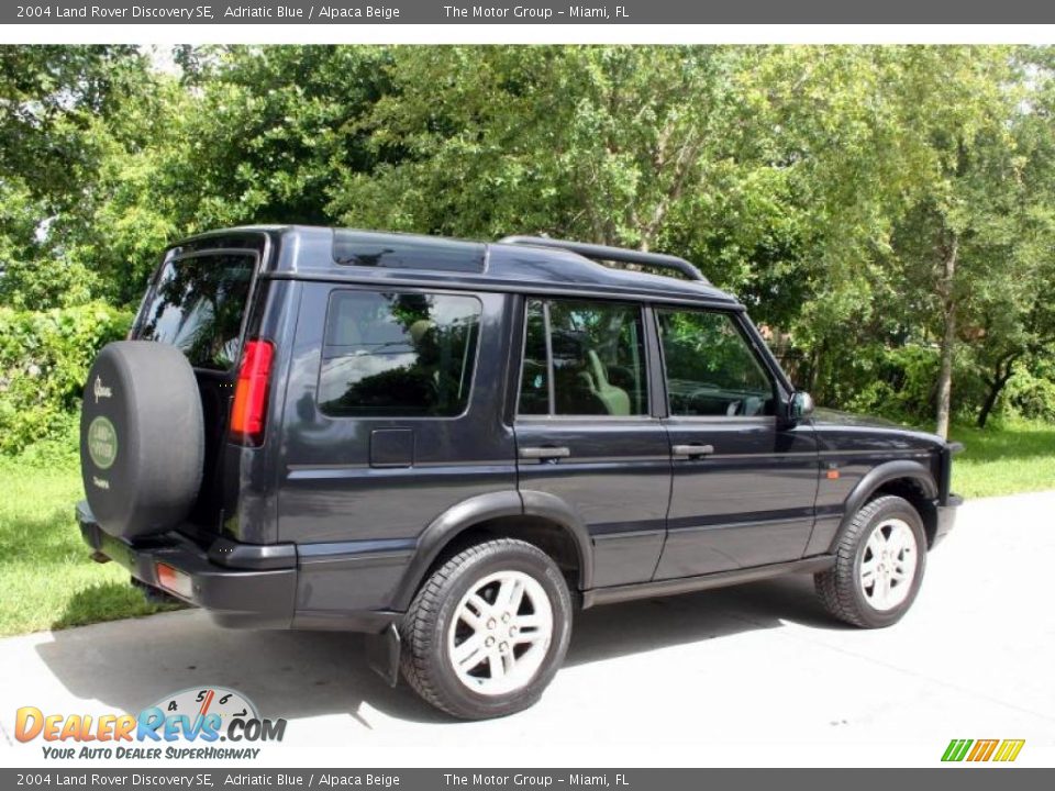 2004 Land Rover Discovery SE Adriatic Blue / Alpaca Beige Photo #10