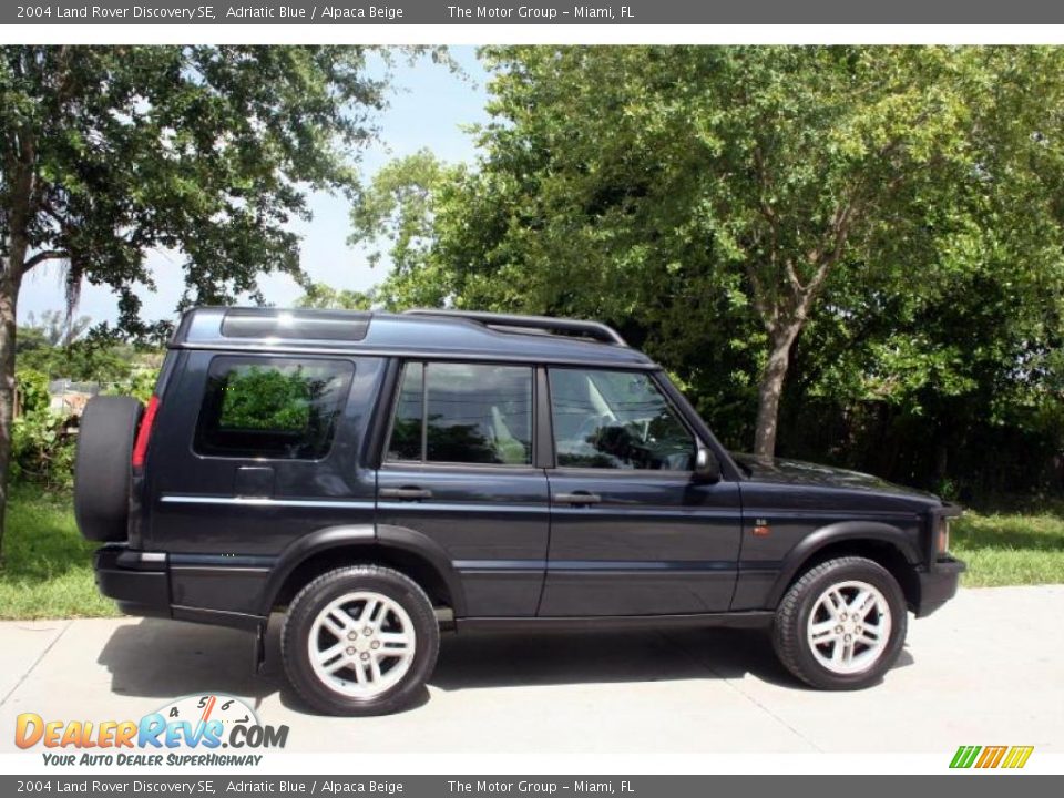 2004 Land Rover Discovery SE Adriatic Blue / Alpaca Beige Photo #11