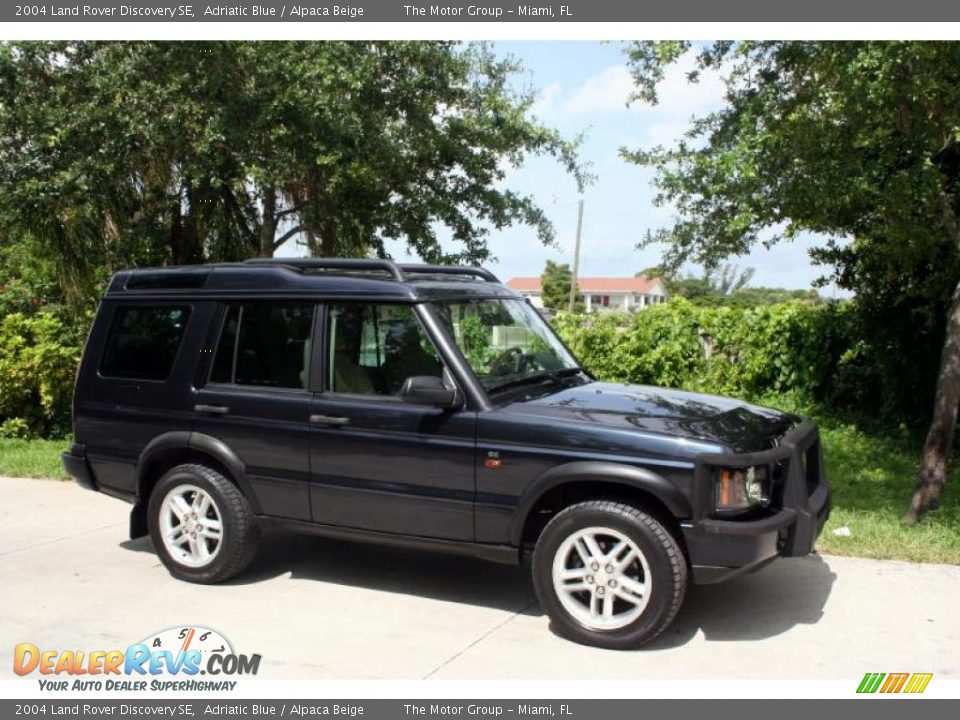 2004 Land Rover Discovery SE Adriatic Blue / Alpaca Beige Photo #13