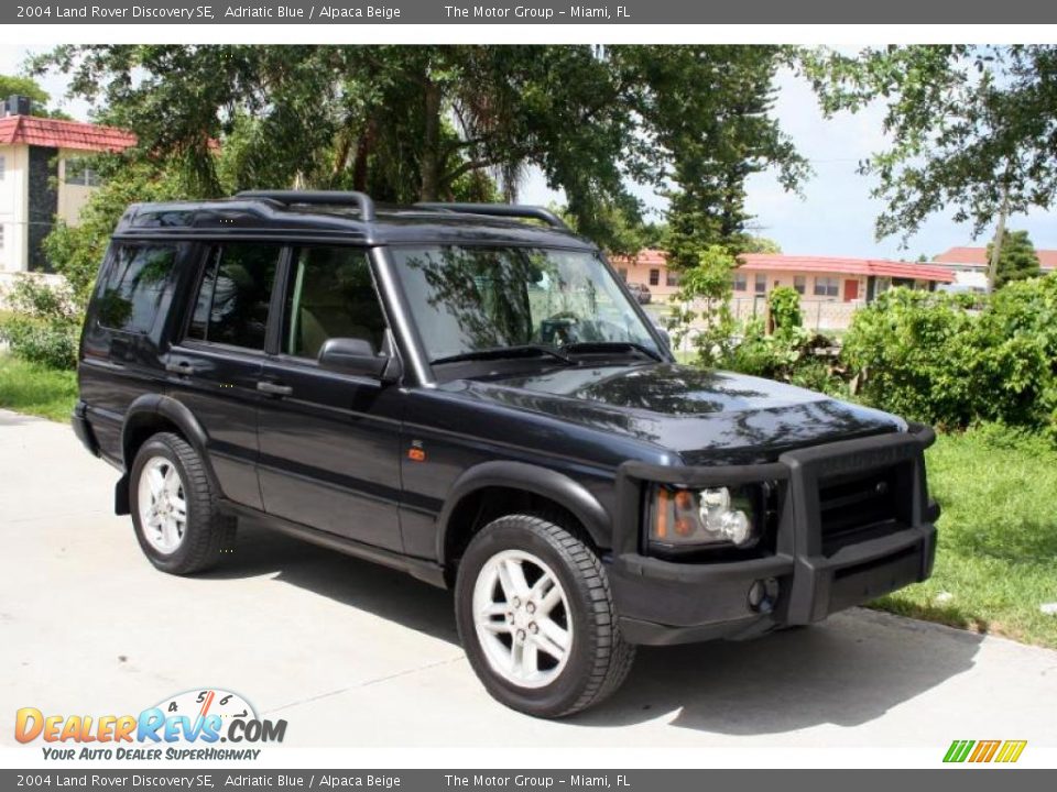 2004 Land Rover Discovery SE Adriatic Blue / Alpaca Beige Photo #14