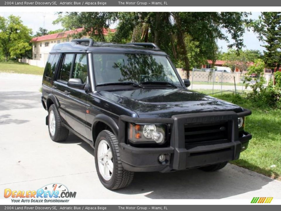 2004 Land Rover Discovery SE Adriatic Blue / Alpaca Beige Photo #15