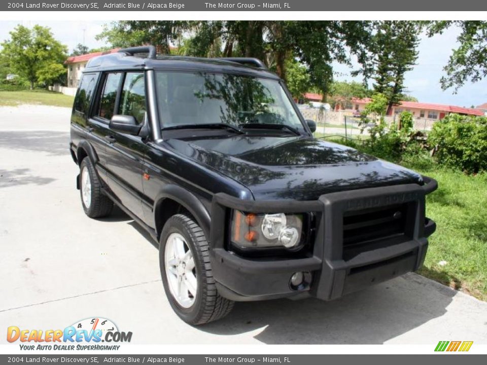 2004 Land Rover Discovery SE Adriatic Blue / Alpaca Beige Photo #17