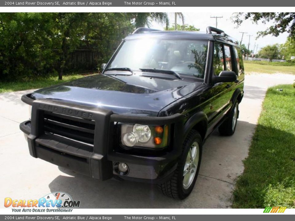 2004 Land Rover Discovery SE Adriatic Blue / Alpaca Beige Photo #18