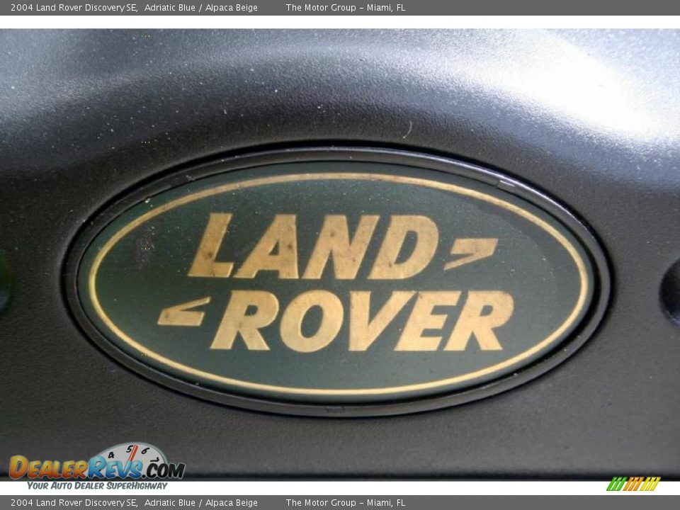 2004 Land Rover Discovery SE Adriatic Blue / Alpaca Beige Photo #32