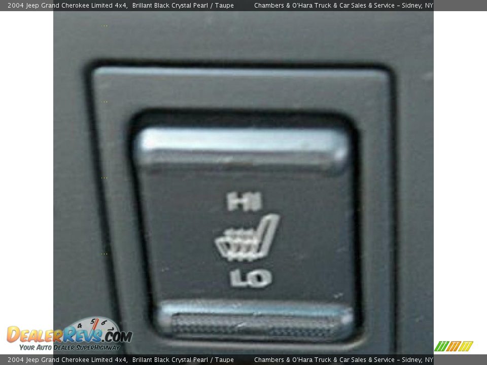 2004 Jeep Grand Cherokee Limited 4x4 Brillant Black Crystal Pearl / Taupe Photo #12