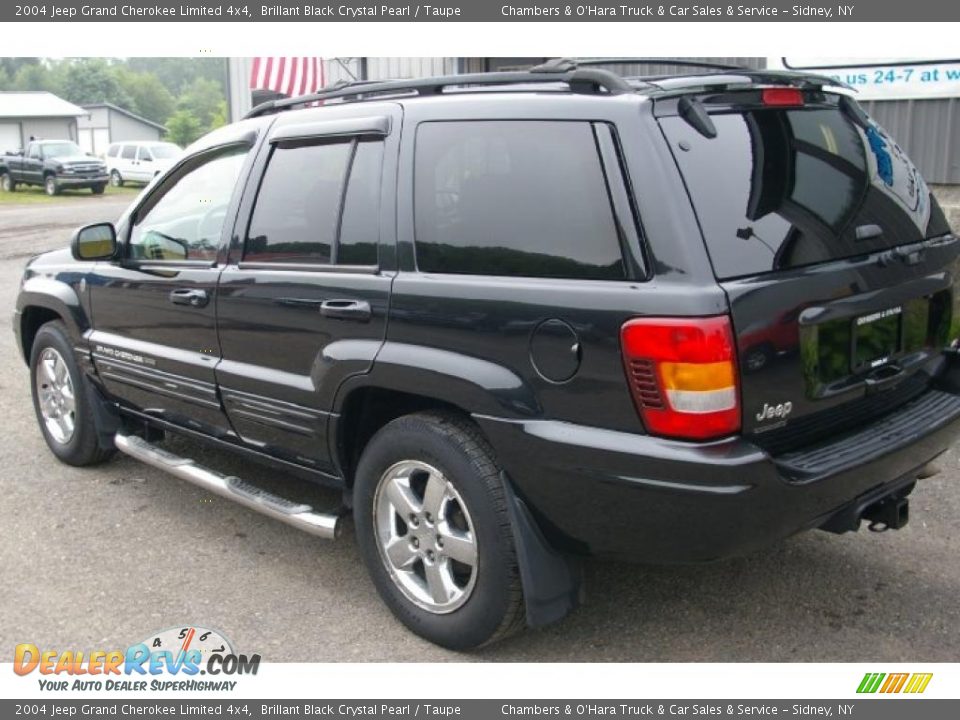 2004 Jeep Grand Cherokee Limited 4x4 Brillant Black Crystal Pearl / Taupe Photo #15
