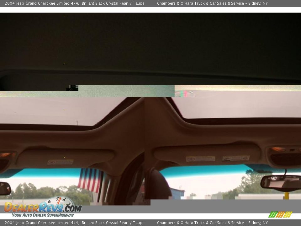 2004 Jeep Grand Cherokee Limited 4x4 Brillant Black Crystal Pearl / Taupe Photo #16