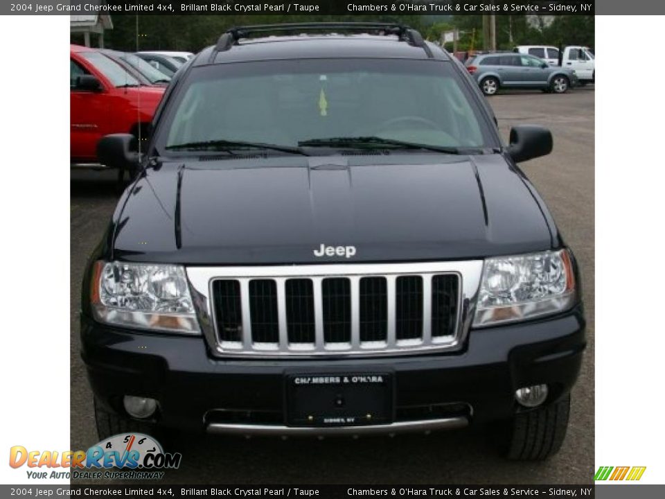 2004 Jeep Grand Cherokee Limited 4x4 Brillant Black Crystal Pearl / Taupe Photo #23