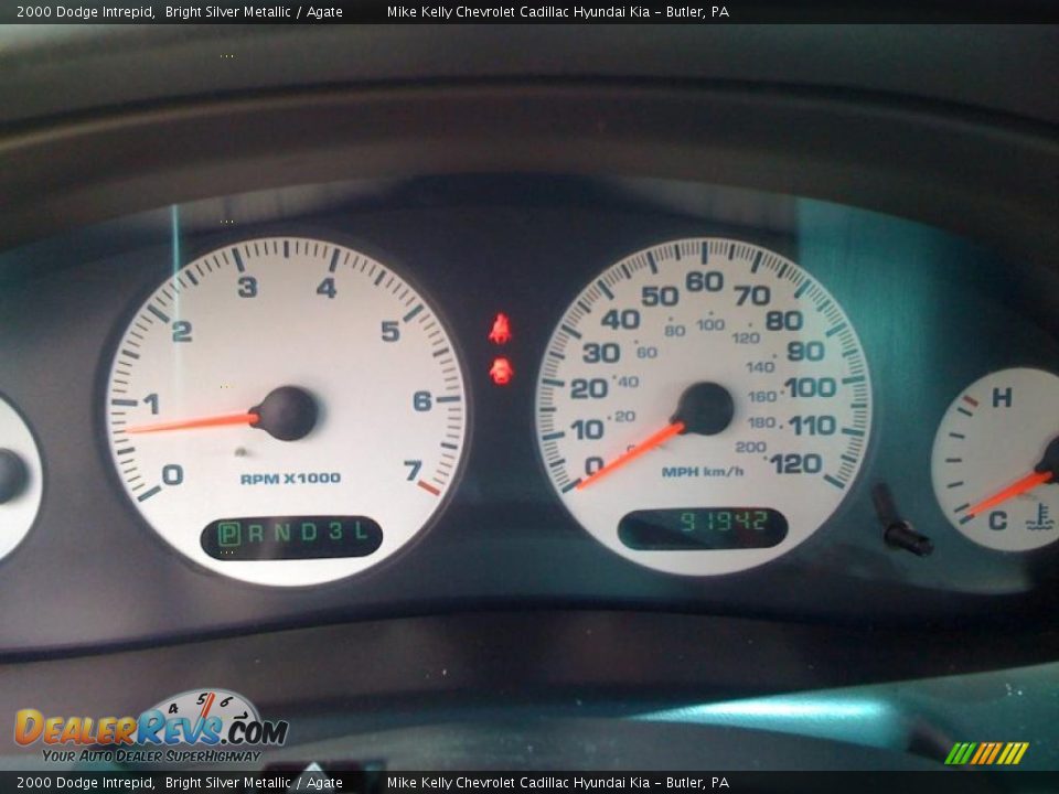 2000 Dodge Intrepid Bright Silver Metallic / Agate Photo #8