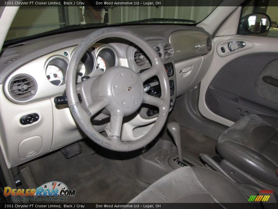 2001 Chrysler PT Cruiser Limited Black / Gray Photo #20