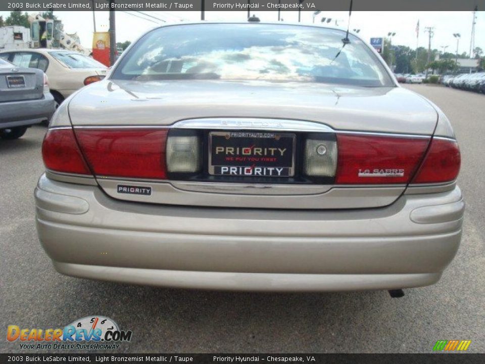2003 Buick LeSabre Limited Light Bronzemist Metallic / Taupe Photo #5