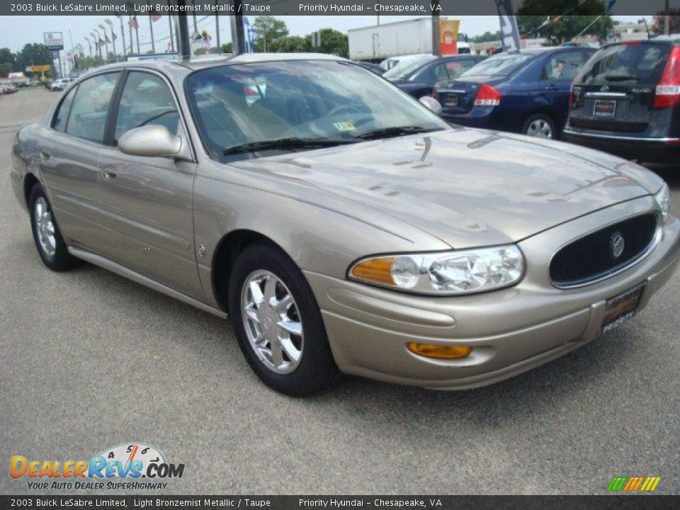 2003 Buick LeSabre Limited Light Bronzemist Metallic / Taupe Photo #8