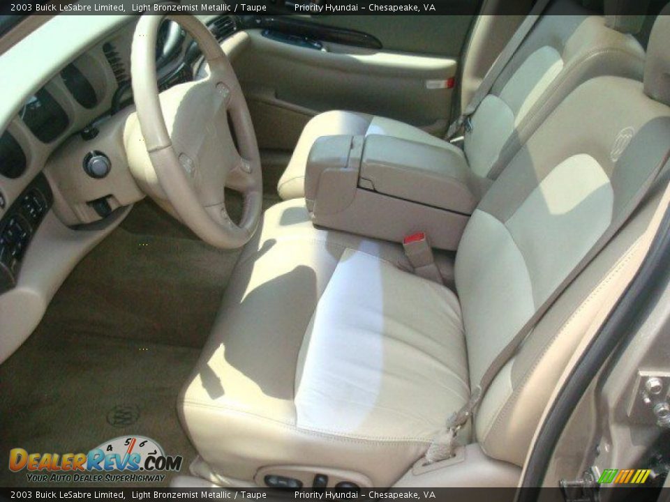 2003 Buick LeSabre Limited Light Bronzemist Metallic / Taupe Photo #10