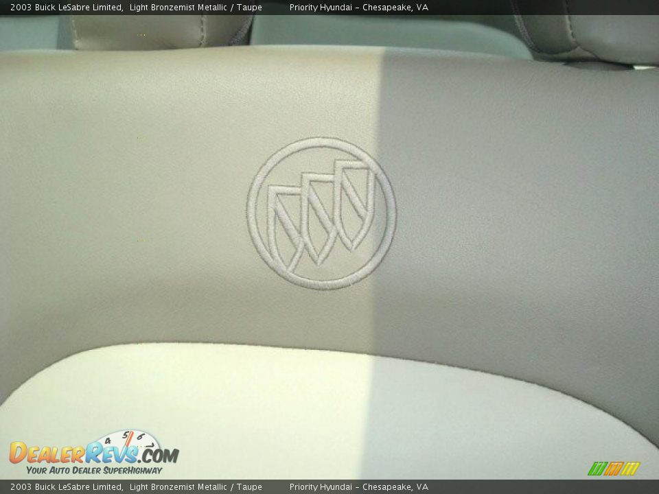 2003 Buick LeSabre Limited Light Bronzemist Metallic / Taupe Photo #11