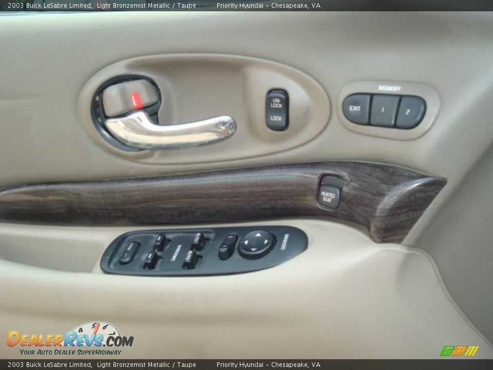 2003 Buick LeSabre Limited Light Bronzemist Metallic / Taupe Photo #16