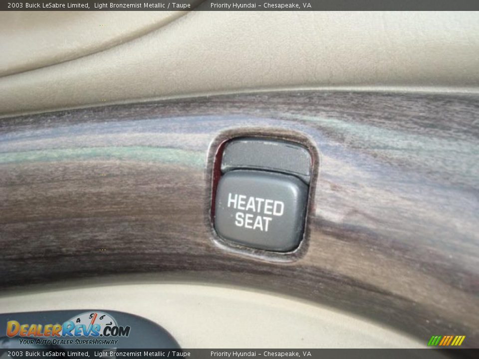 2003 Buick LeSabre Limited Light Bronzemist Metallic / Taupe Photo #17