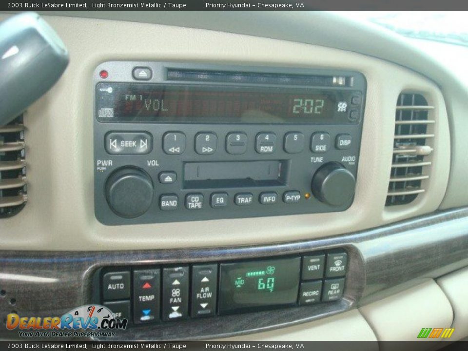 2003 Buick LeSabre Limited Light Bronzemist Metallic / Taupe Photo #18