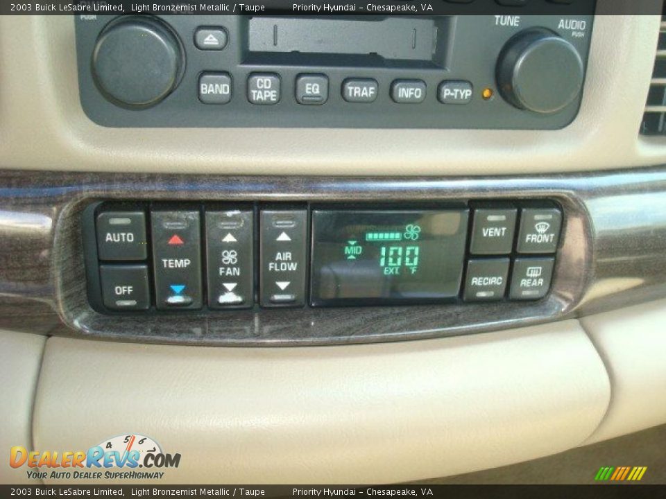 2003 Buick LeSabre Limited Light Bronzemist Metallic / Taupe Photo #19