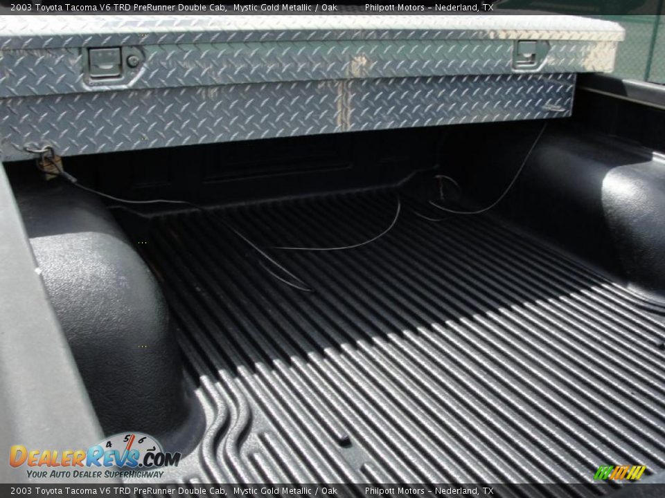 2003 Toyota Tacoma V6 TRD PreRunner Double Cab Mystic Gold Metallic / Oak Photo #24