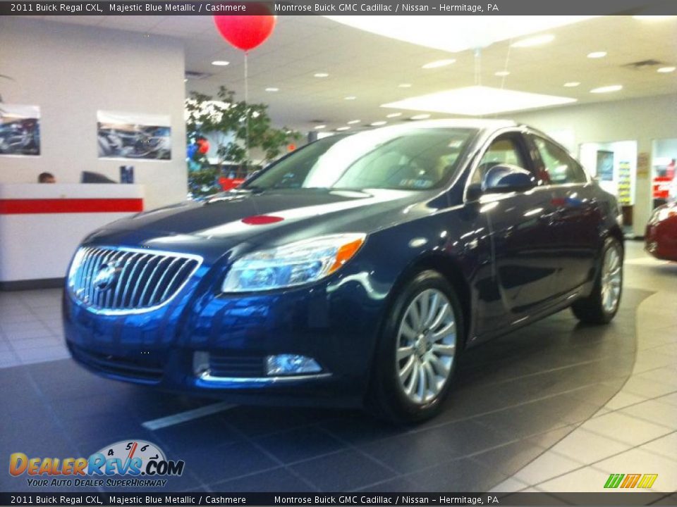 2011 Buick Regal CXL Majestic Blue Metallic / Cashmere Photo #2