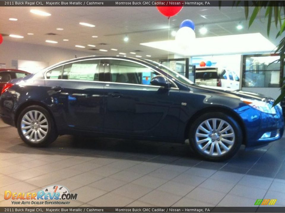 2011 Buick Regal CXL Majestic Blue Metallic / Cashmere Photo #3