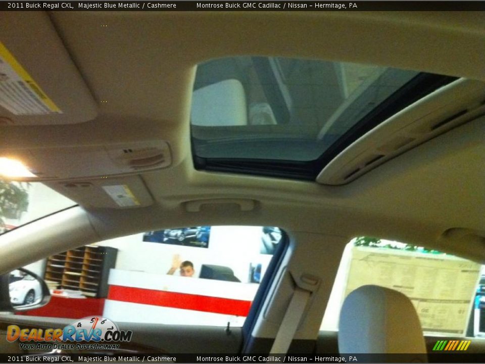 2011 Buick Regal CXL Majestic Blue Metallic / Cashmere Photo #11