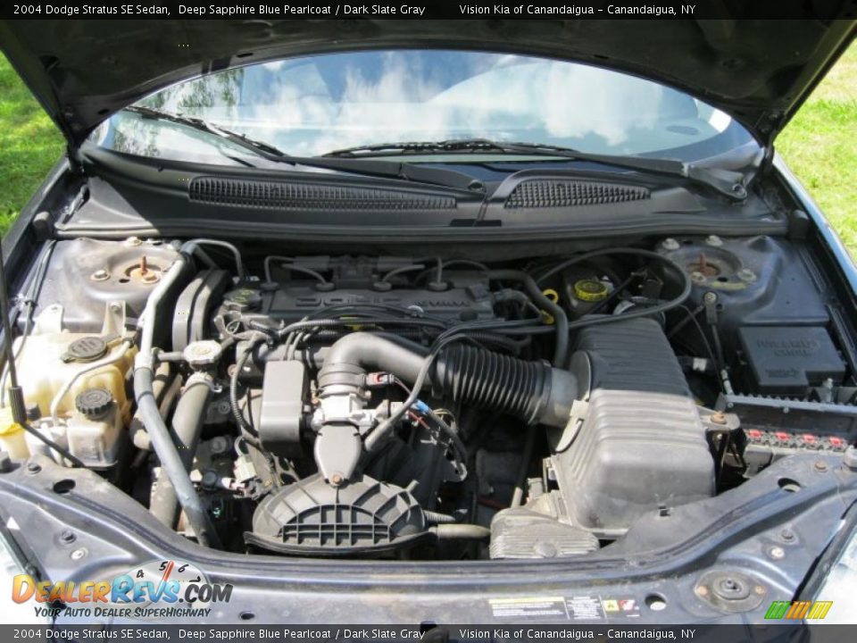 2004 Dodge Stratus SE Sedan Deep Sapphire Blue Pearlcoat / Dark Slate Gray Photo #5