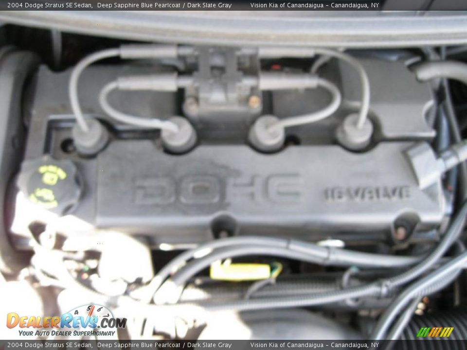 2004 Dodge Stratus SE Sedan Deep Sapphire Blue Pearlcoat / Dark Slate Gray Photo #12