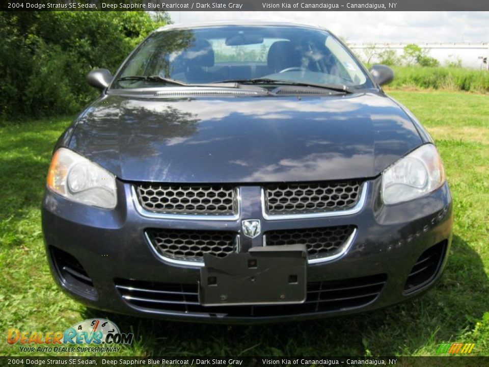 2004 Dodge Stratus SE Sedan Deep Sapphire Blue Pearlcoat / Dark Slate Gray Photo #15