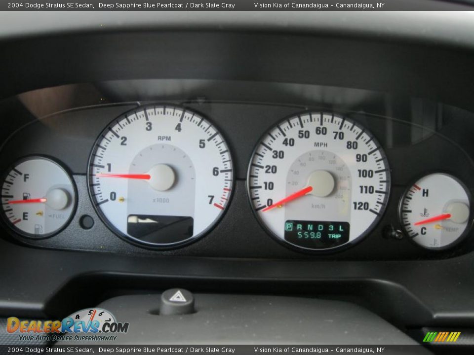 2004 Dodge Stratus SE Sedan Deep Sapphire Blue Pearlcoat / Dark Slate Gray Photo #32