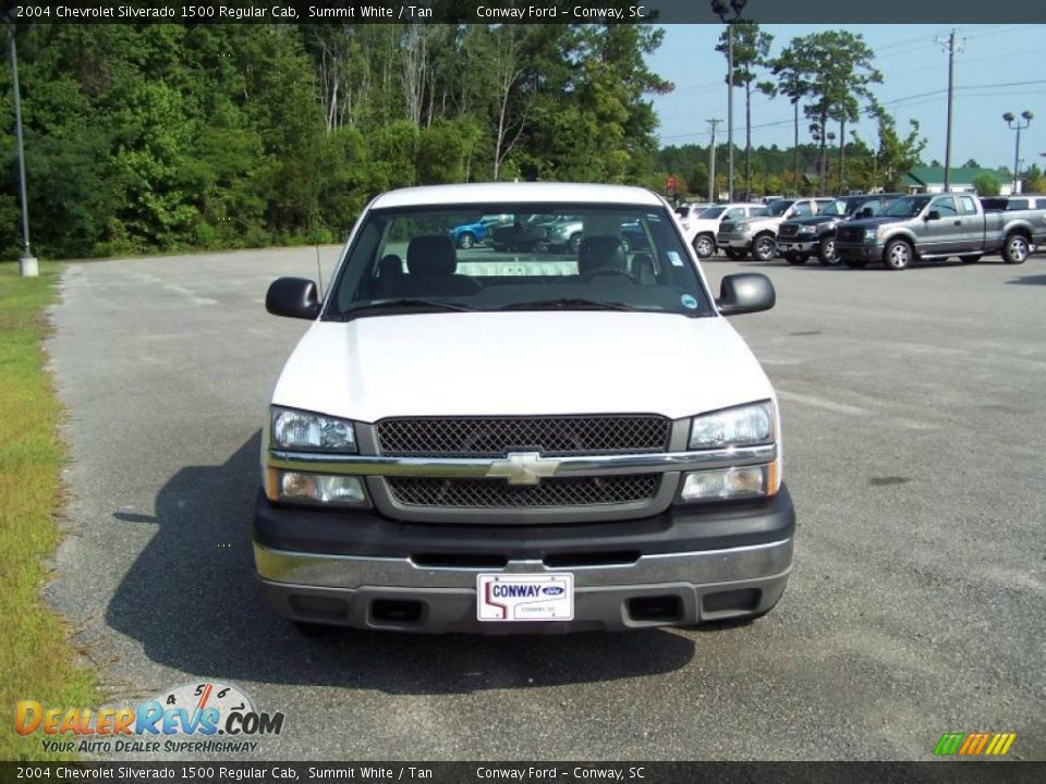 2004 Chevrolet Silverado 1500 Regular Cab Summit White / Tan Photo #2