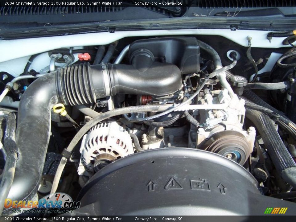 2004 Chevrolet Silverado 1500 Regular Cab Summit White / Tan Photo #12