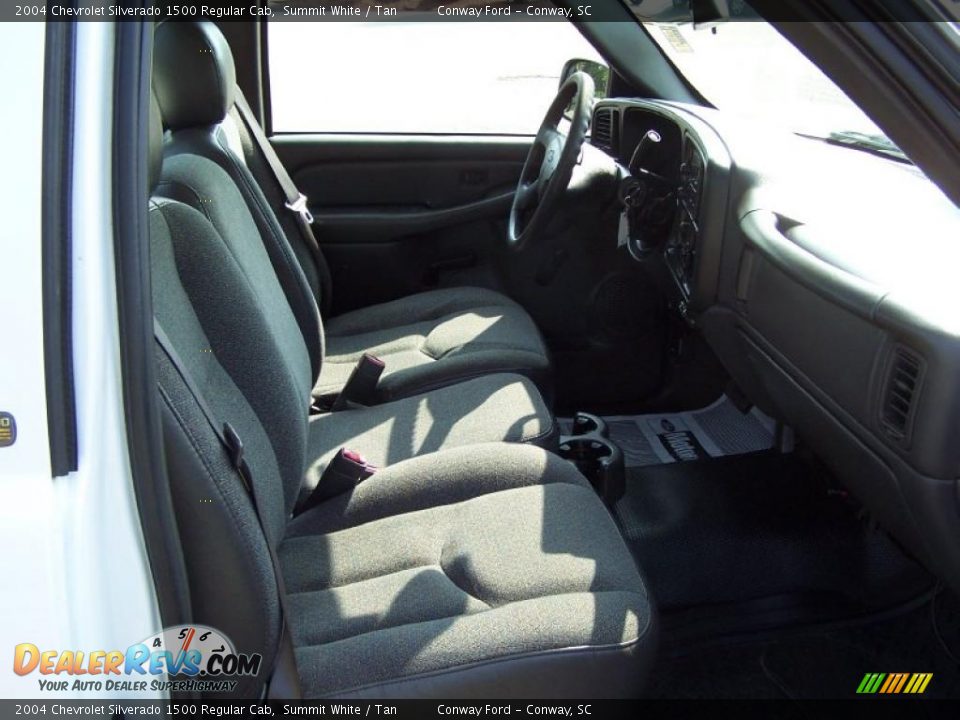 2004 Chevrolet Silverado 1500 Regular Cab Summit White / Tan Photo #15