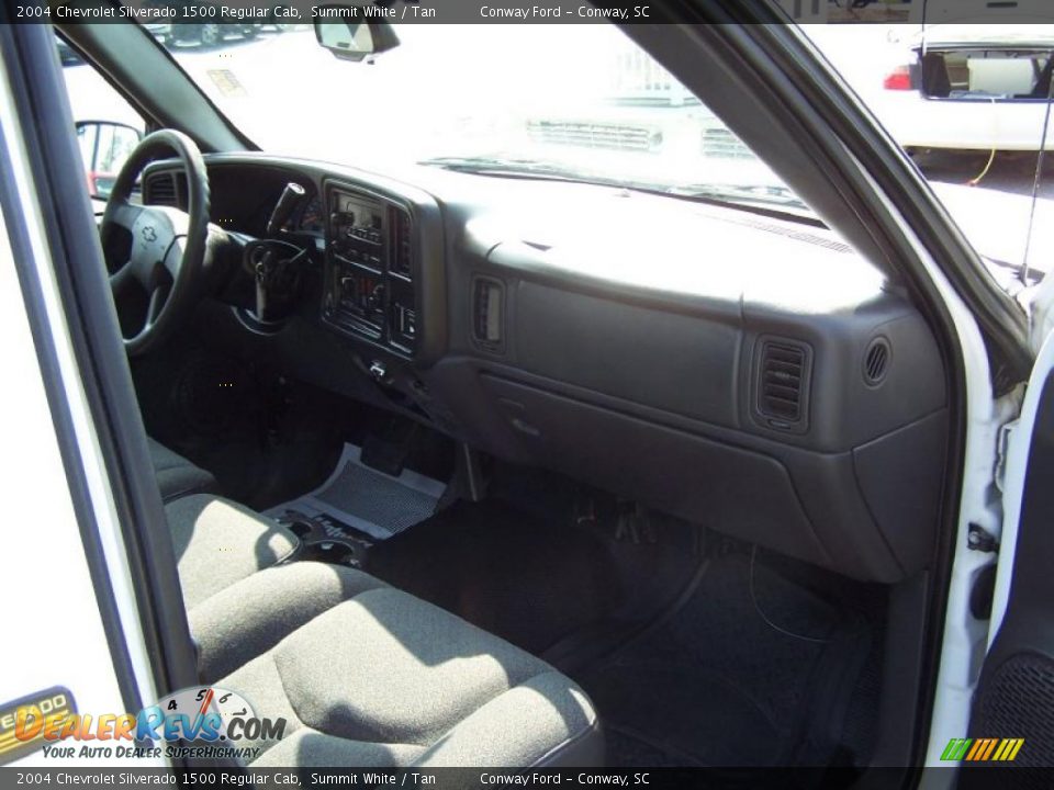 2004 Chevrolet Silverado 1500 Regular Cab Summit White / Tan Photo #16