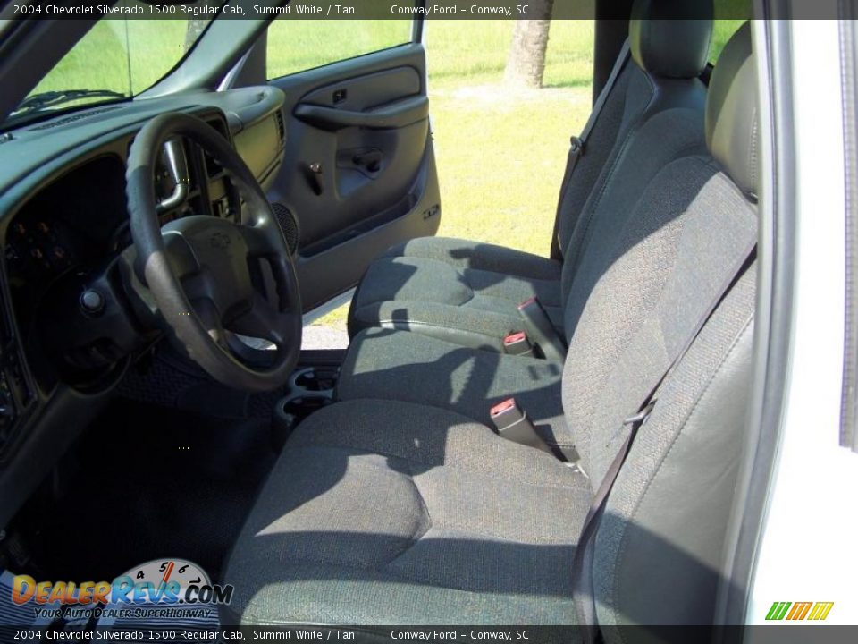 2004 Chevrolet Silverado 1500 Regular Cab Summit White / Tan Photo #18