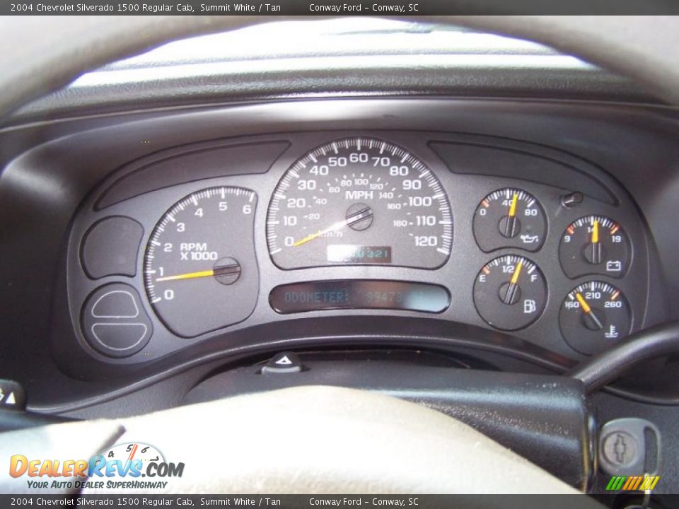 2004 Chevrolet Silverado 1500 Regular Cab Summit White / Tan Photo #22