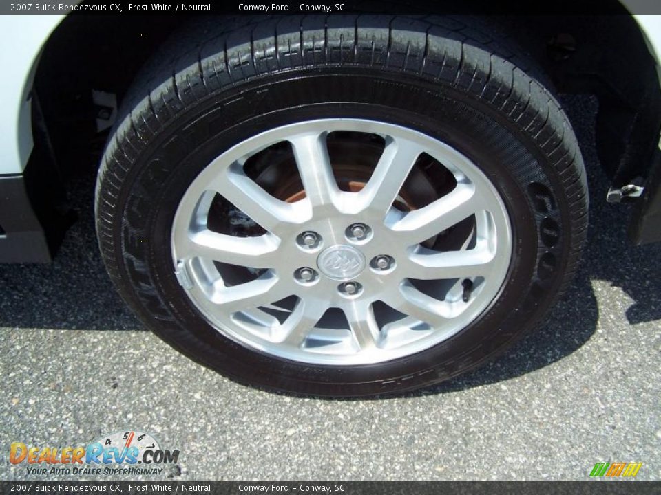 2007 Buick Rendezvous CX Frost White / Neutral Photo #9
