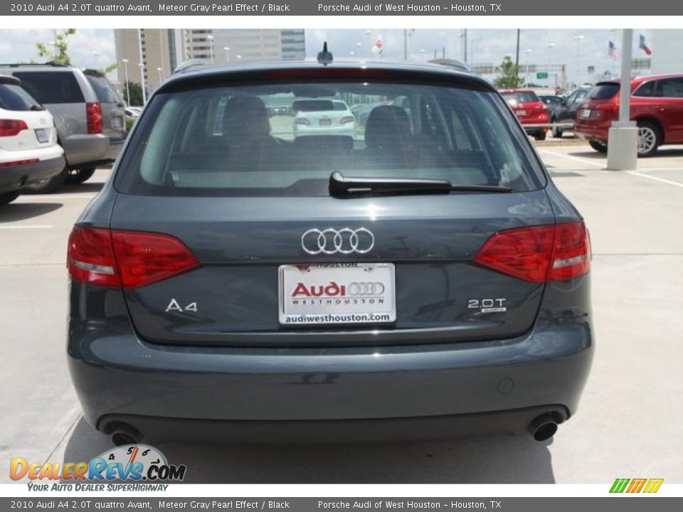 2010 Audi A4 2.0T quattro Avant Meteor Gray Pearl Effect / Black Photo #5