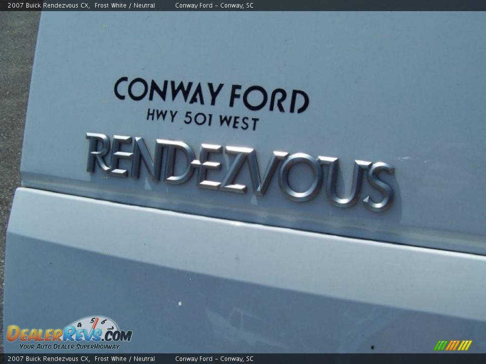 2007 Buick Rendezvous CX Frost White / Neutral Photo #12