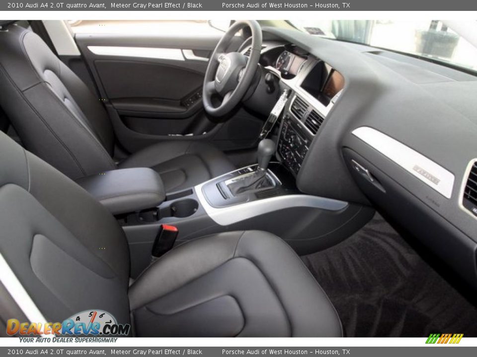 2010 Audi A4 2.0T quattro Avant Meteor Gray Pearl Effect / Black Photo #12