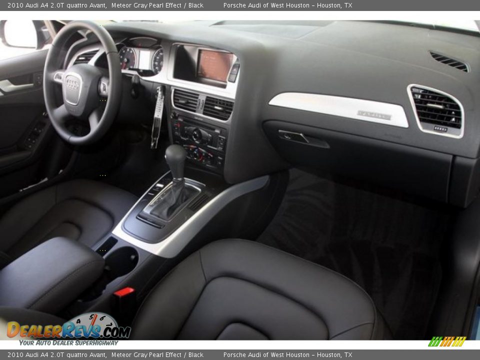 2010 Audi A4 2.0T quattro Avant Meteor Gray Pearl Effect / Black Photo #13