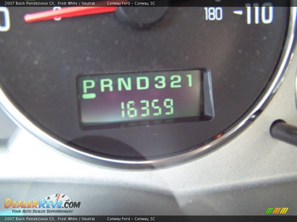 2007 Buick Rendezvous CX Frost White / Neutral Photo #25