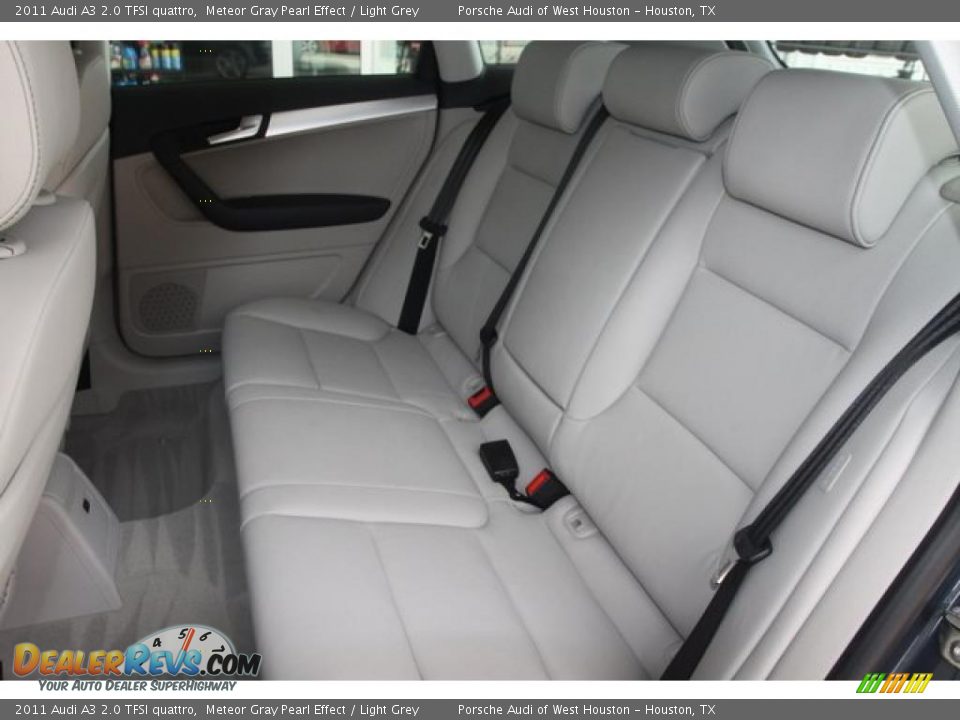2011 Audi A3 2.0 TFSI quattro Meteor Gray Pearl Effect / Light Grey Photo #9