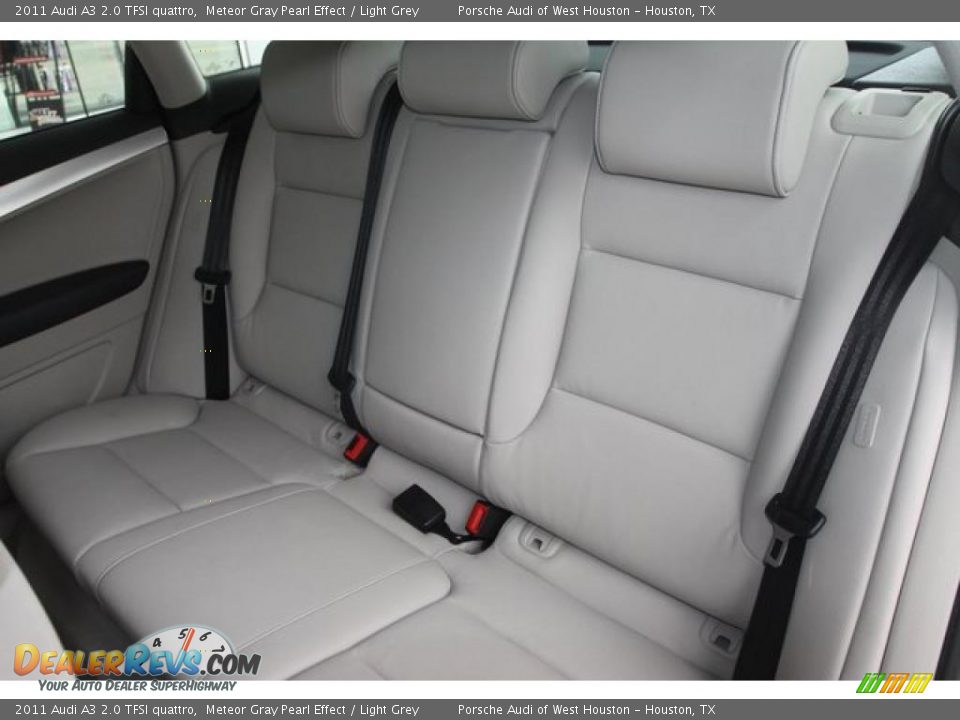 2011 Audi A3 2.0 TFSI quattro Meteor Gray Pearl Effect / Light Grey Photo #10