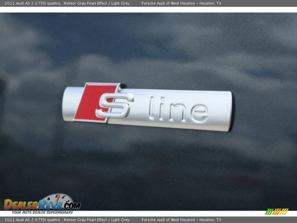 2011 Audi A3 2.0 TFSI quattro Meteor Gray Pearl Effect / Light Grey Photo #12