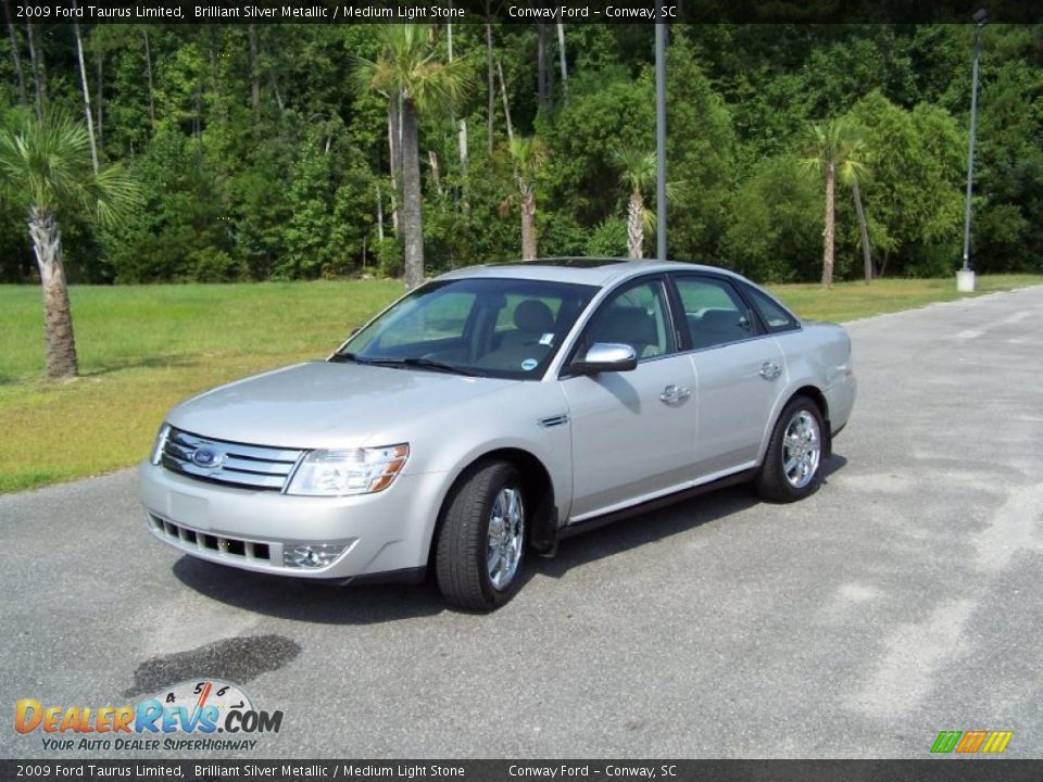 2009 Ford Taurus Limited Brilliant Silver Metallic / Medium Light Stone Photo #1