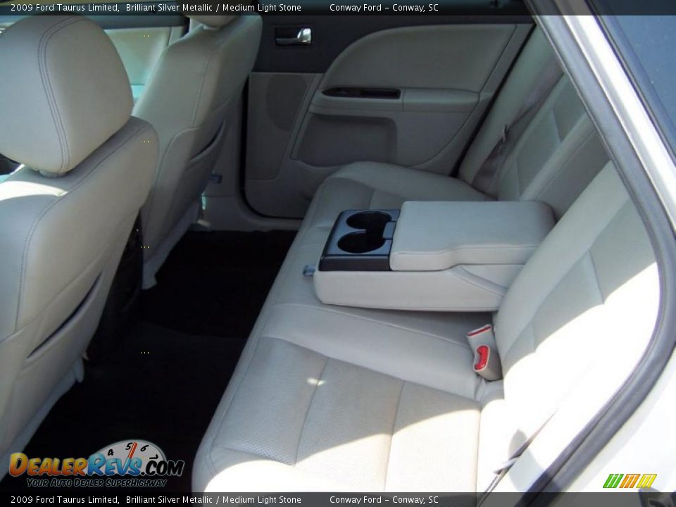 2009 Ford Taurus Limited Brilliant Silver Metallic / Medium Light Stone Photo #20