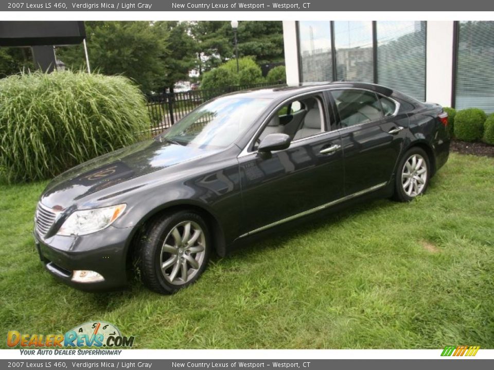 2007 Lexus LS 460 Verdigris Mica / Light Gray Photo #1